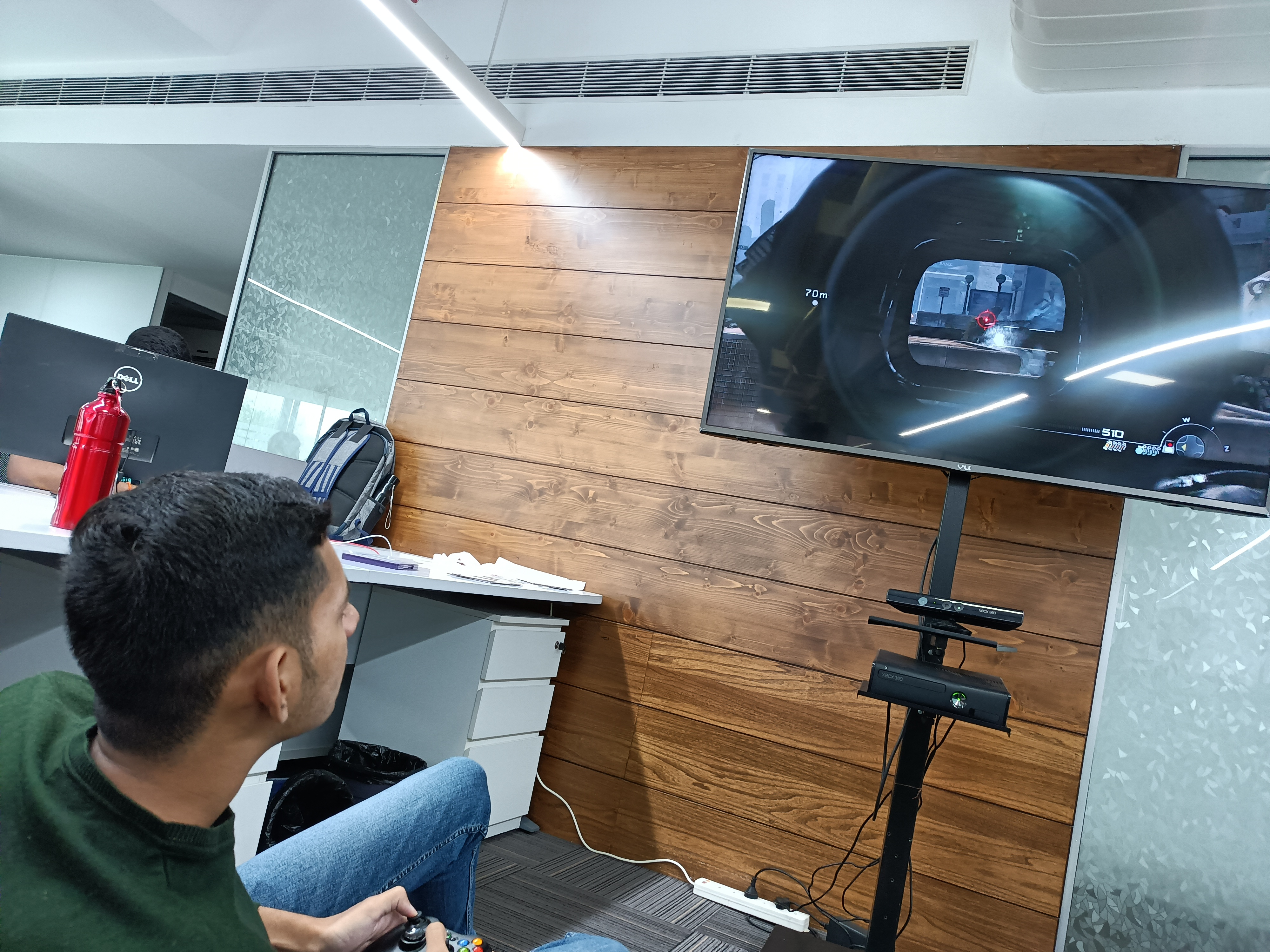 Vivek playing Call of Duty